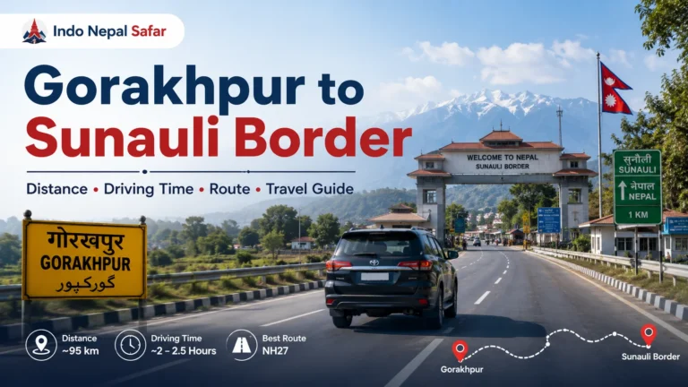 Gorakhpur to Sunauli Border Distance, Driving Time, Route, and Travel Guide
