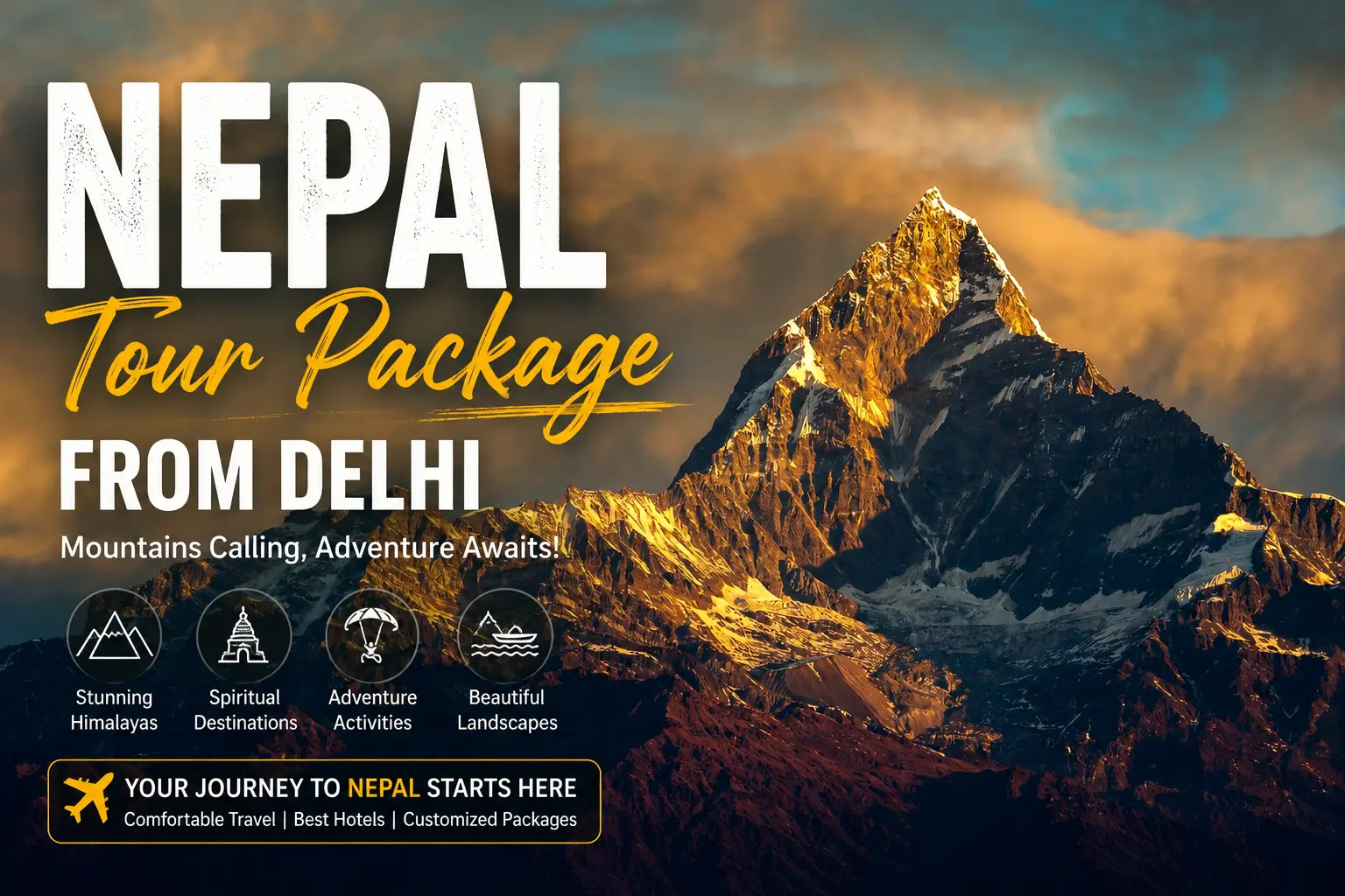 Nepal Tour Package from Delhi