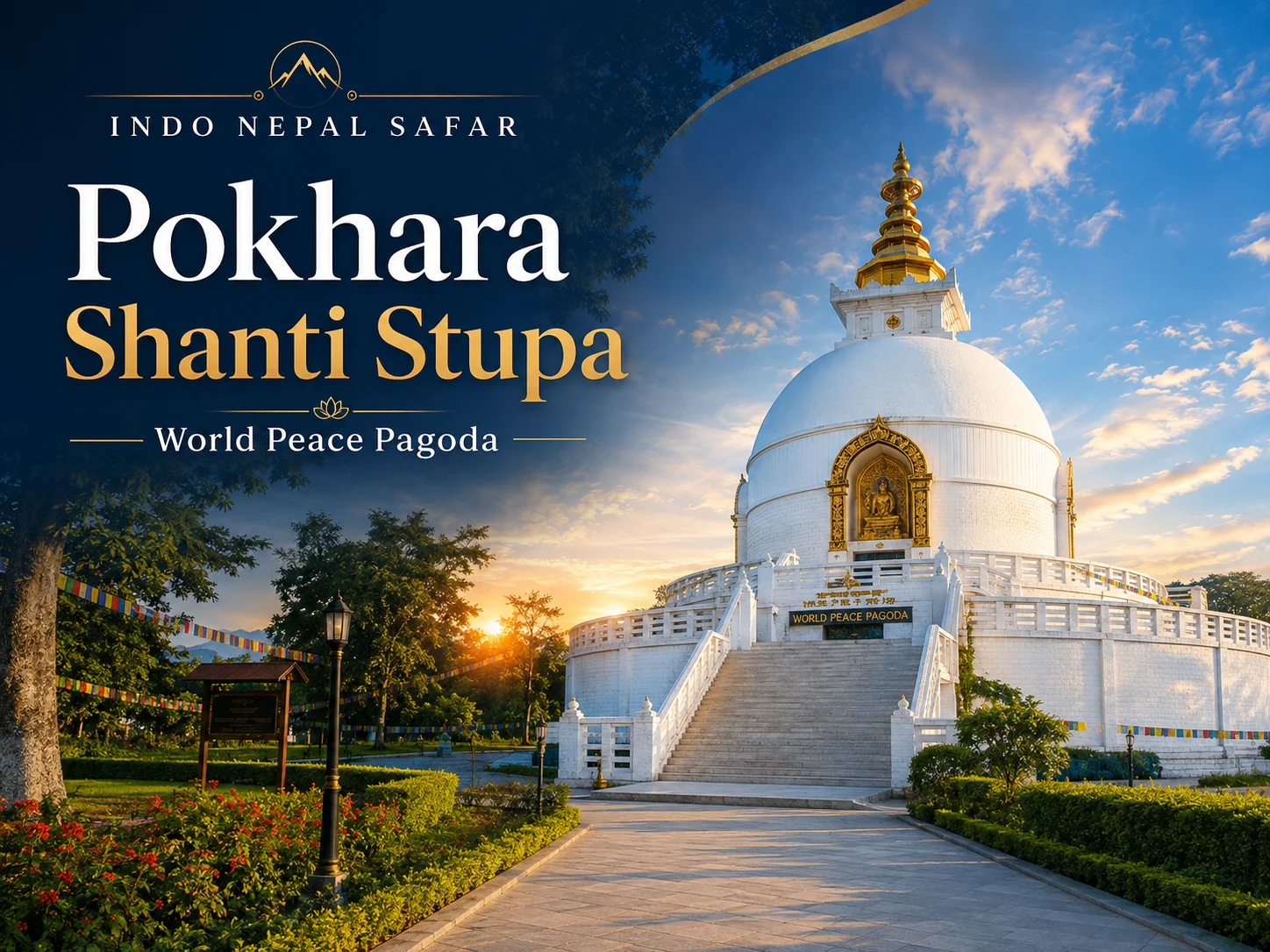 Buddhist monastery and pilgrimage sightseeing in Lumbini Nepal