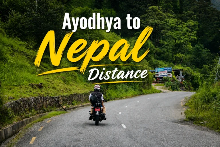 Ayodhya to Nepal Distance