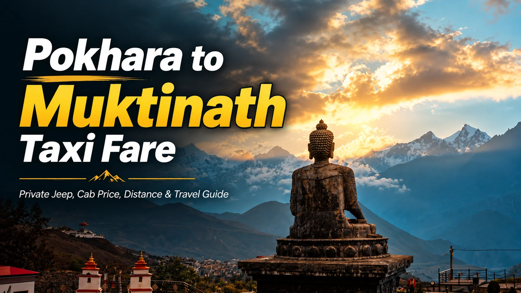 Pokhara to Muktinath taxi journey